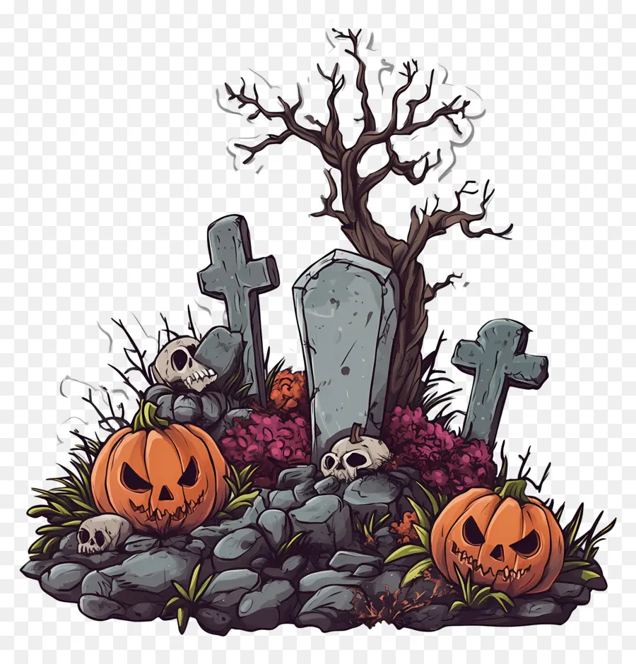 Makam Halloween，Makam PNG