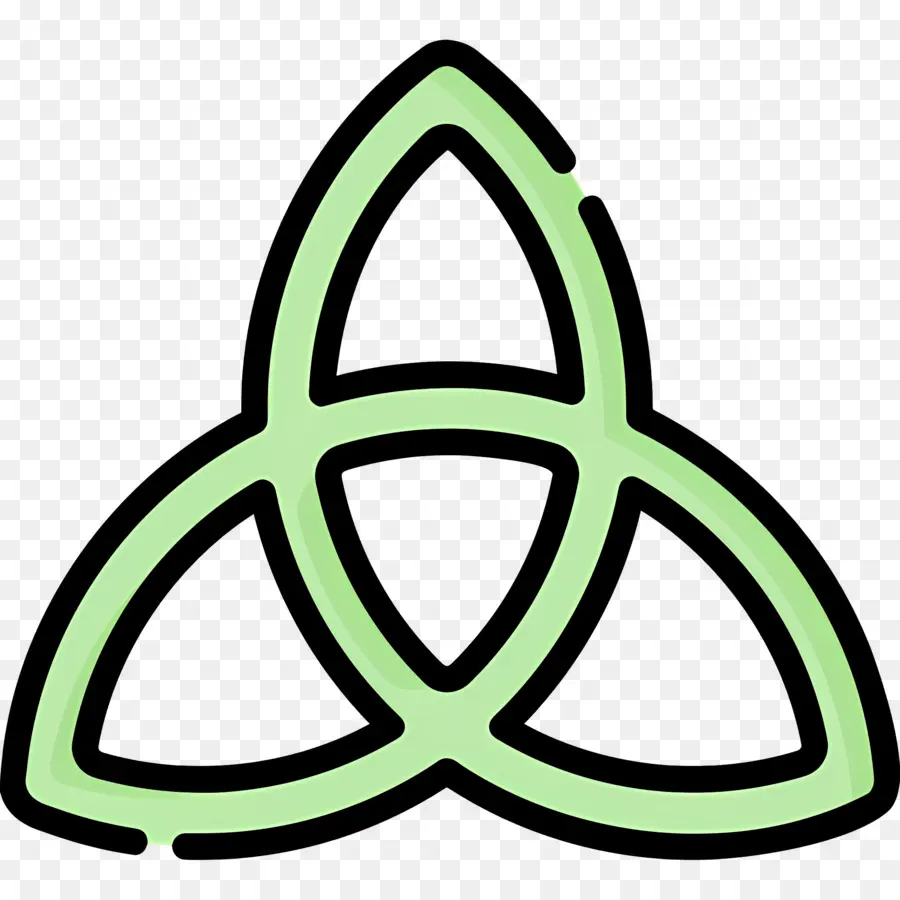 Simbol Trinitas，Triquetra PNG