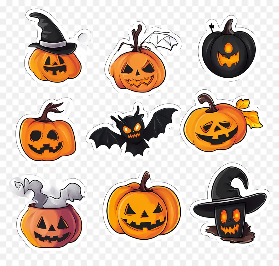 Templat Spanduk Halloween，Labu PNG