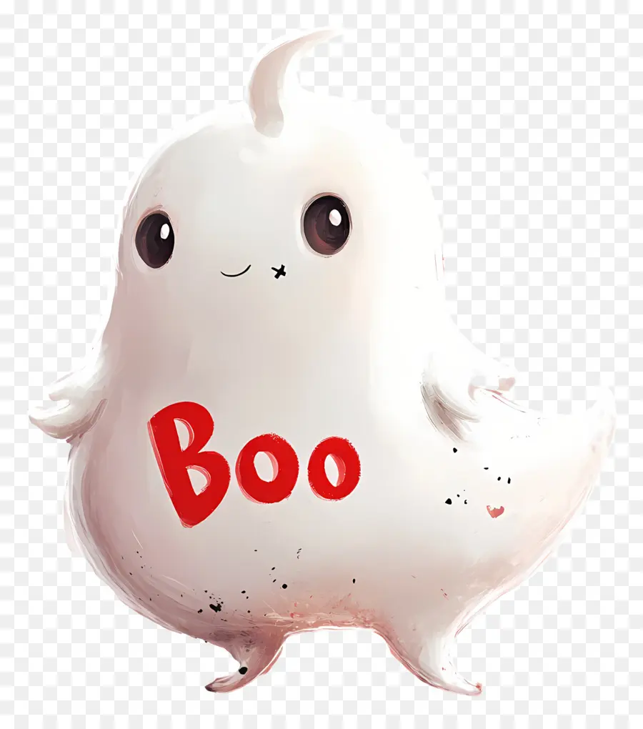 Halloween Boo，Hantu Lucu PNG