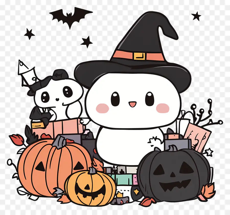 Malam Halloween，Karakter Halloween Yang Lucu PNG