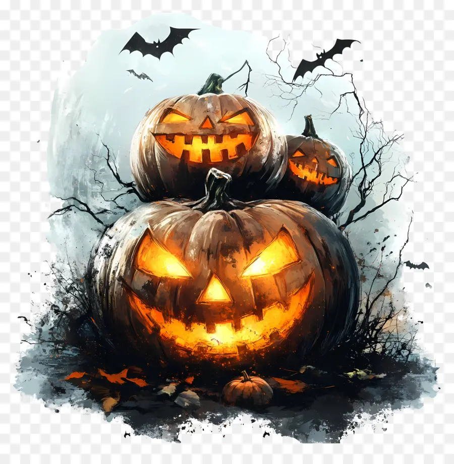 Malam Halloween，Jack O' Lantern PNG