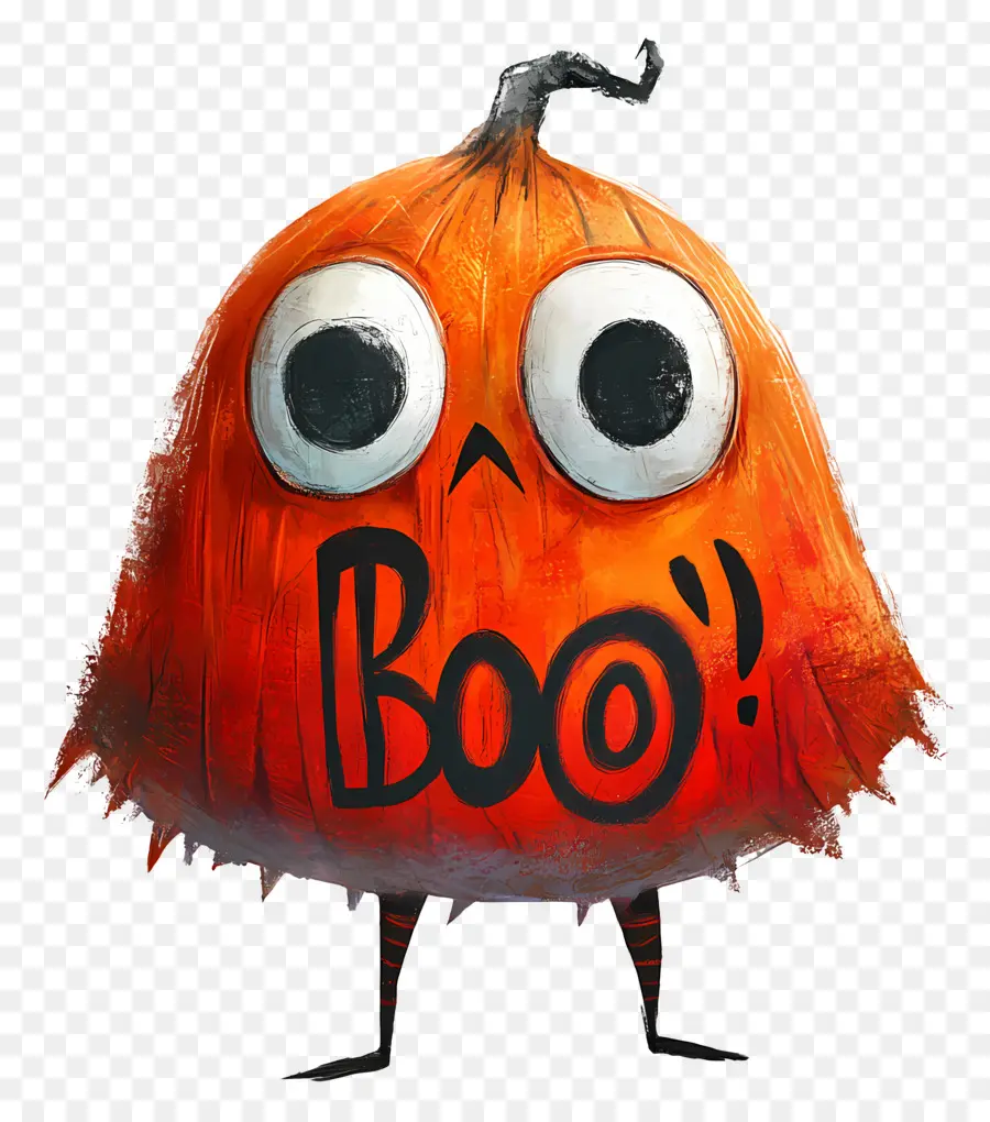 Halloween Boo，Karakter Labu PNG