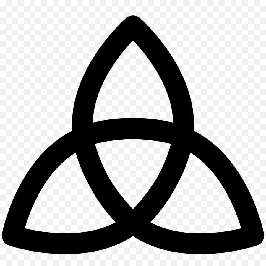 Simbol Trinitas，Triquetra PNG