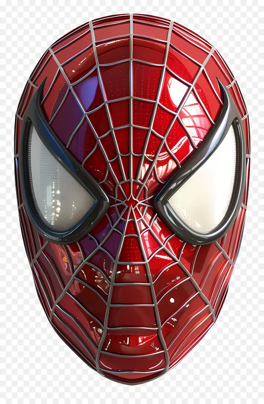 Wajah Spider Man，Topeng Spider Man Merah PNG