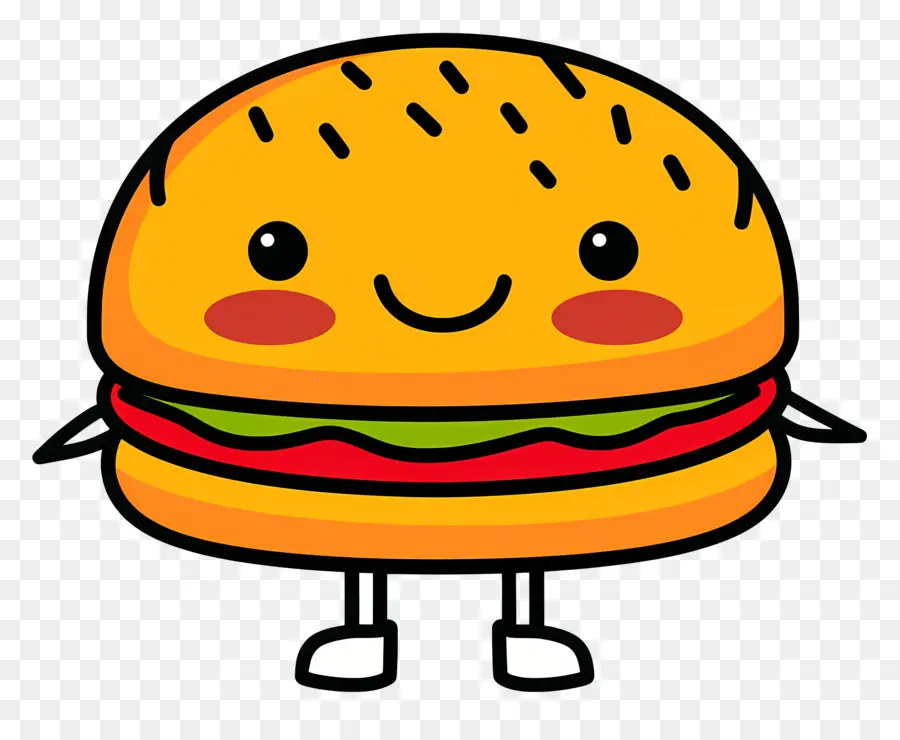 Burger Animasi，Burger Kartun PNG