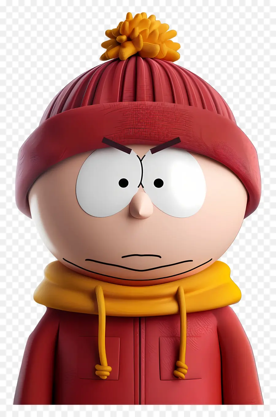 Eric Cartman，Karakter Kartun Bertopi Merah PNG