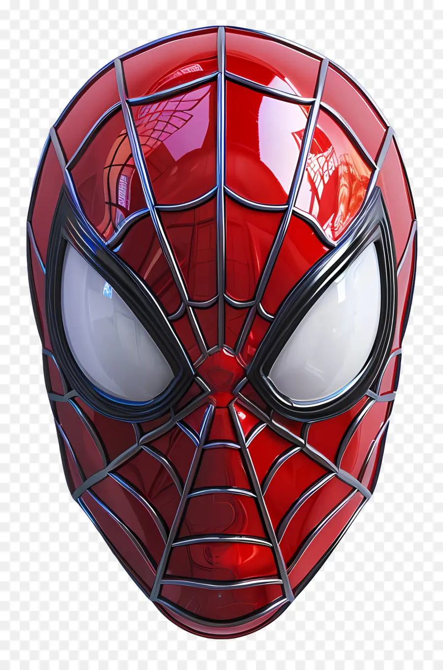 Wajah Spider Man，Topeng Spider Man Merah PNG