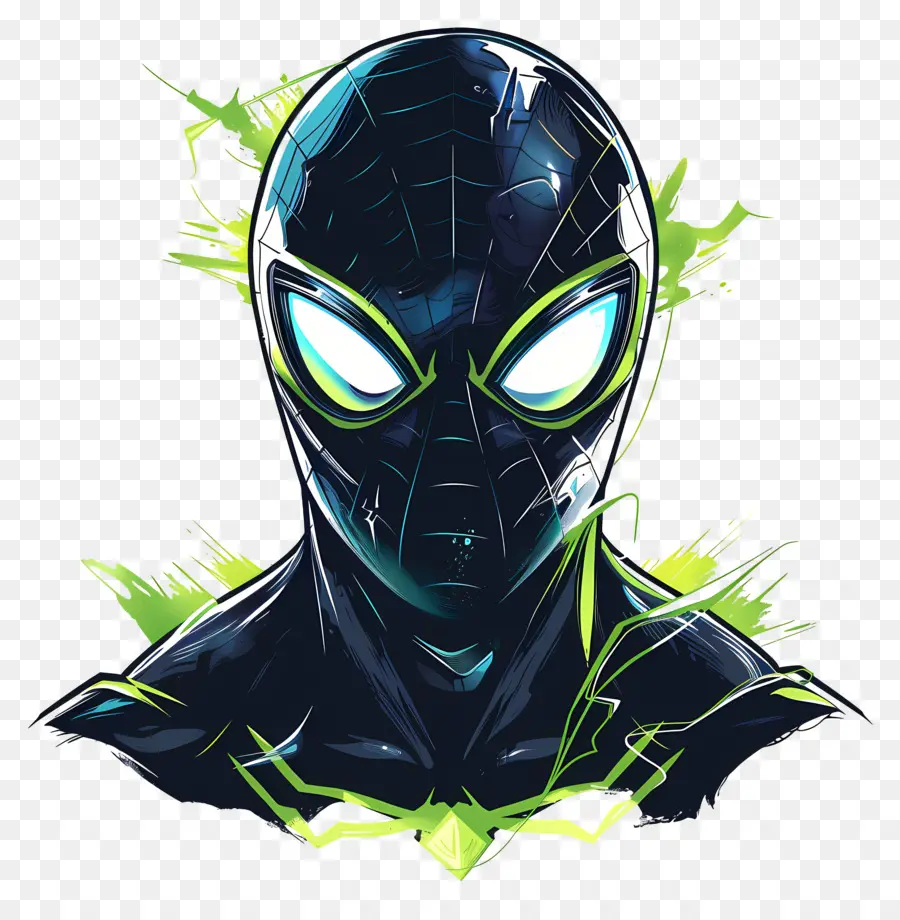 Wajah Spider Man，Topeng Laba Laba PNG