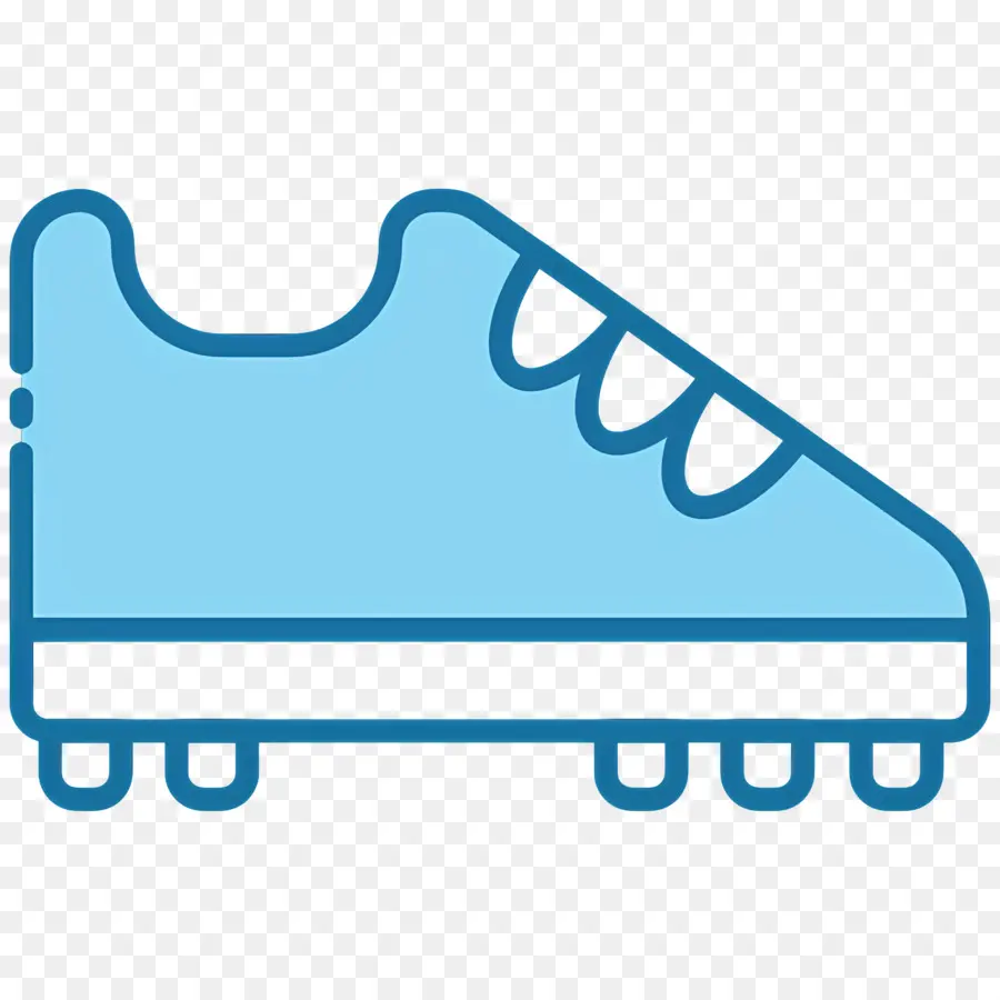 Sepatu Sepak Bola，Cleat Biru PNG