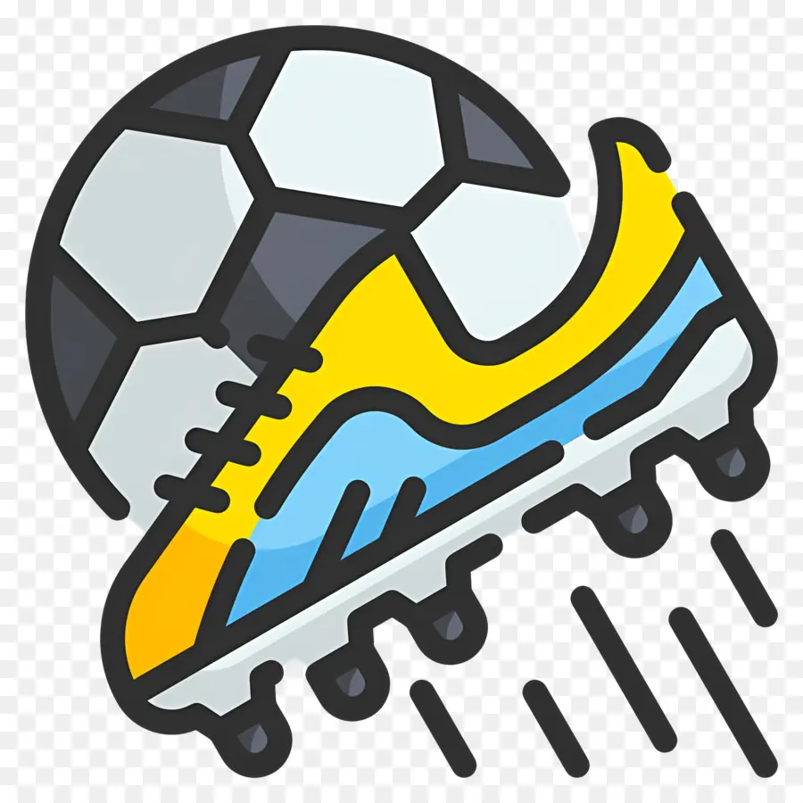 Sepatu Sepak Bola，Sepatu Sepak Bola Dan Bola PNG