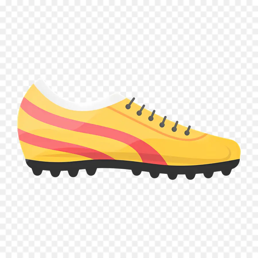 Sepatu Sepak Bola，Sepatu Sepak Bola Kuning PNG