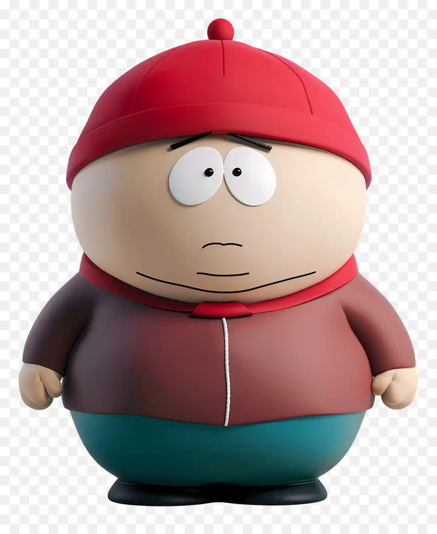 Eric Cartman，Karakter Kartun Bertopi Merah PNG