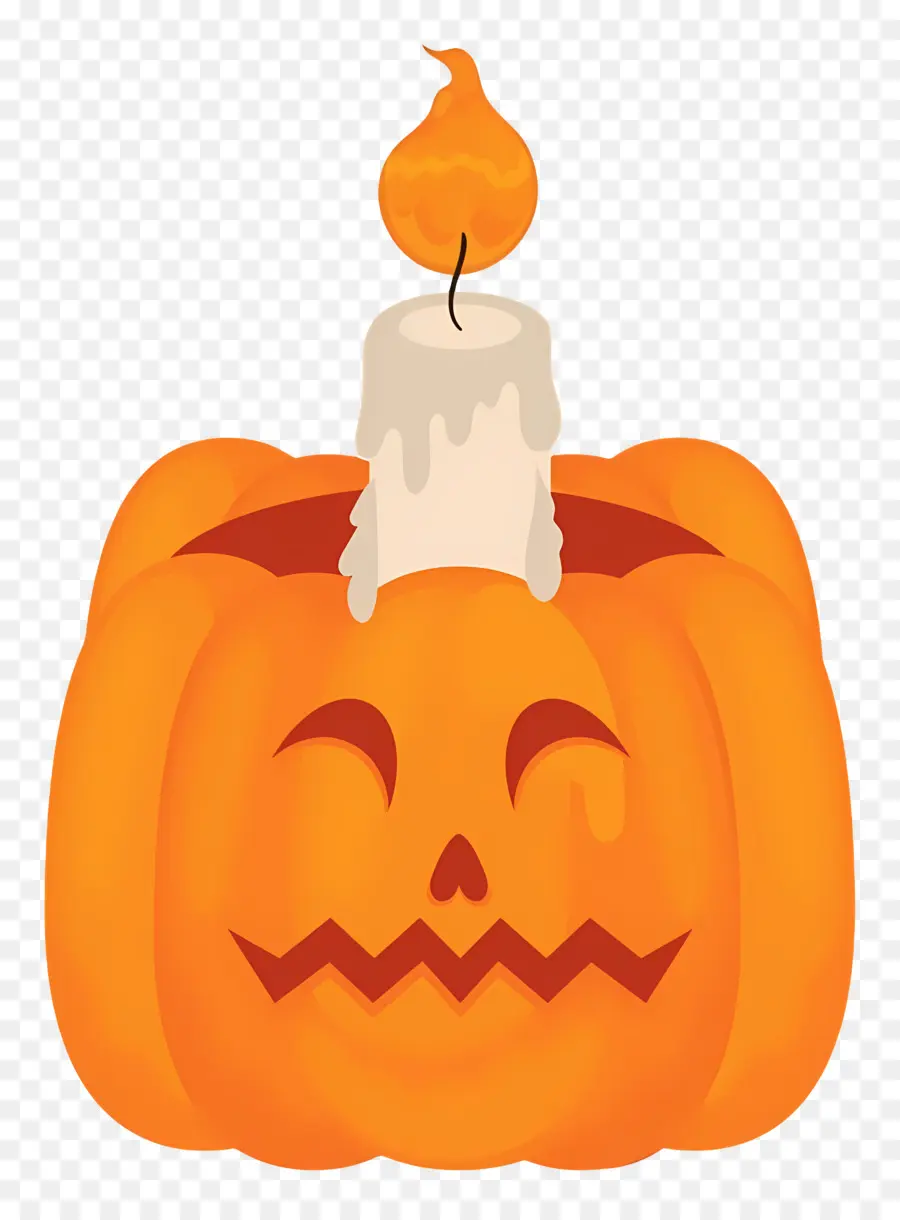 Lilin Halloween，Jack O' Lantern PNG