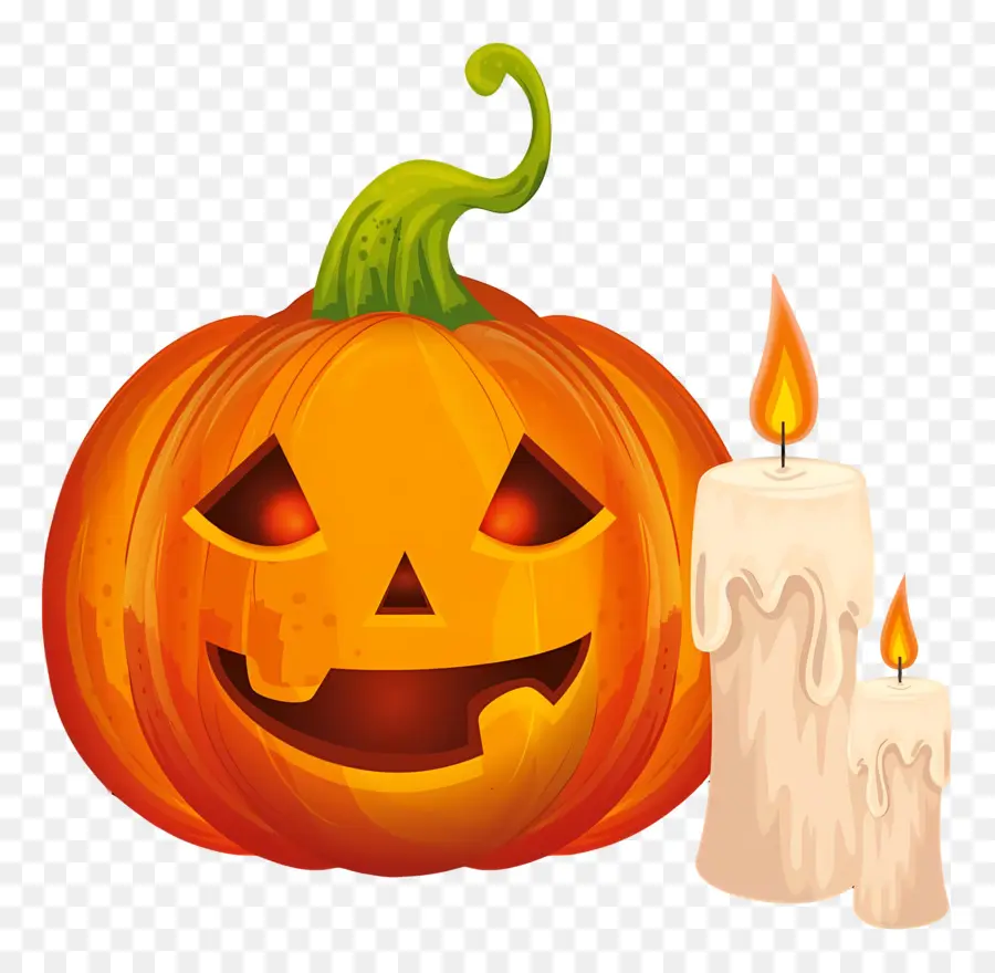 Lilin Halloween，Jack O' Lantern PNG