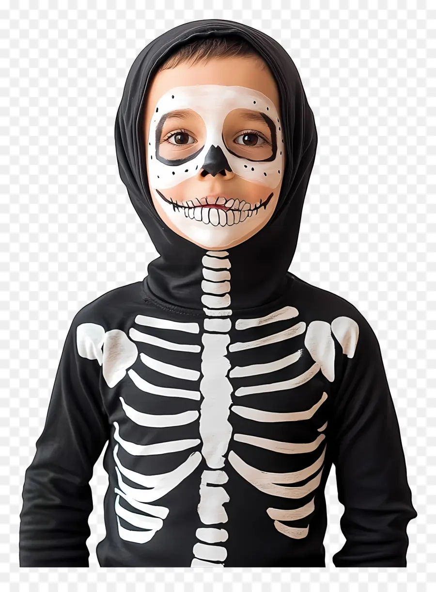 Kostum Halloween，Kostum Kerangka PNG