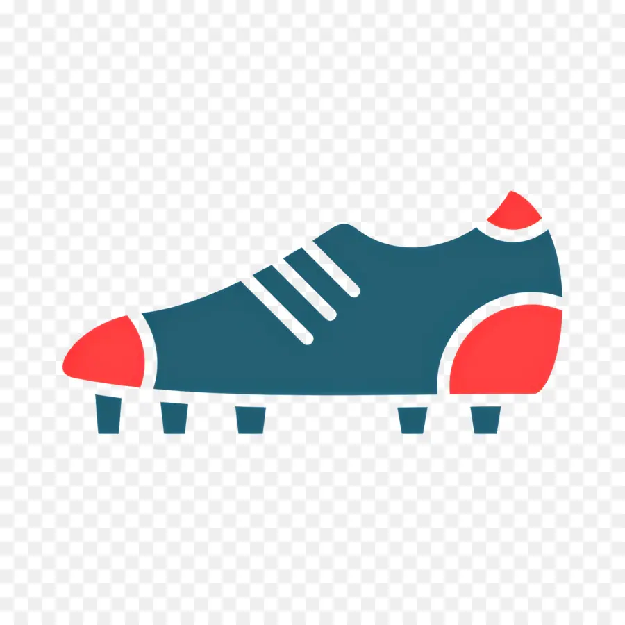 Sepatu Sepak Bola，Sepatu Biru PNG