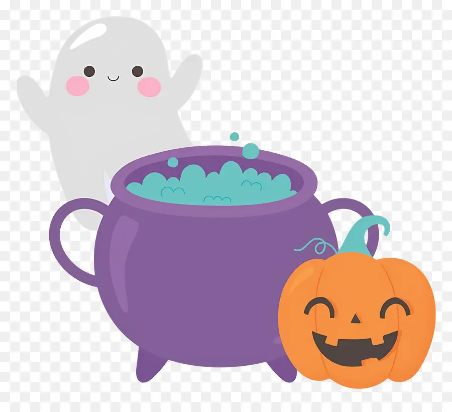 Kuali Halloween，Kuali Dan Hantu PNG