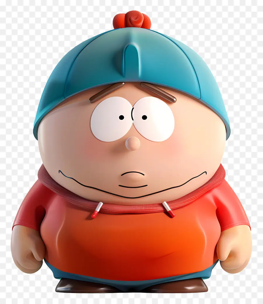 Eric Cartman，Karakter Kartun Bertopi Merah PNG