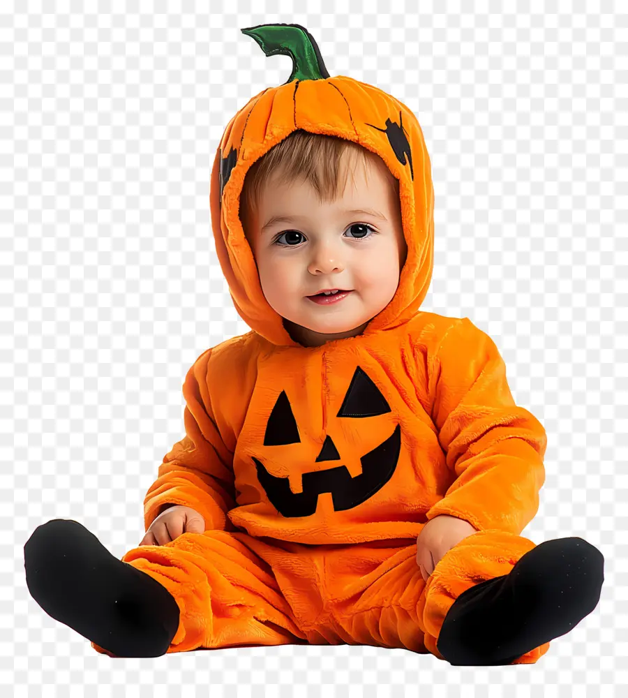 Kostum Halloween，Kostum Labu Bayi PNG