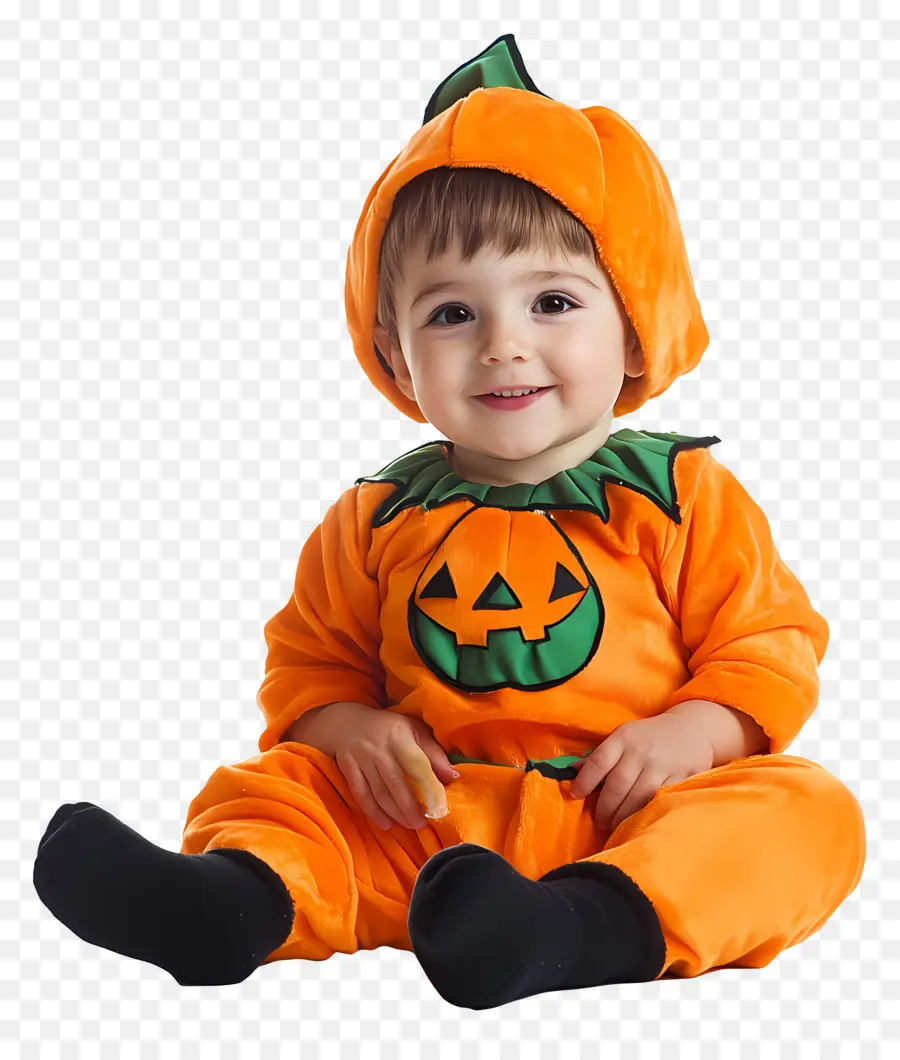 Kostum Halloween，Kostum Labu Bayi PNG