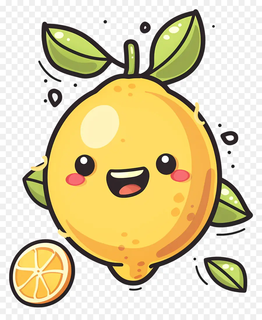 Lemon Kawaii，Selamat Oranye PNG