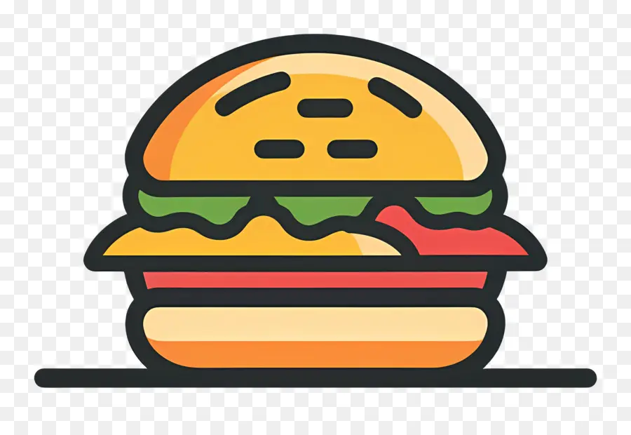 Logo Burger，Burger Kartun PNG