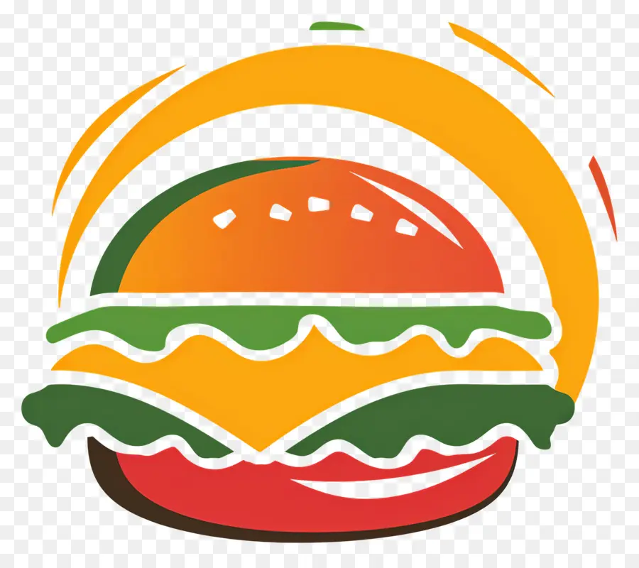 Logo Burger，Burgernya PNG