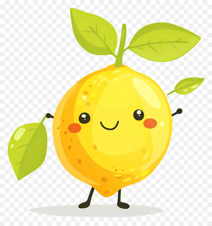 Lemon Kawaii，Lemon Kuning PNG