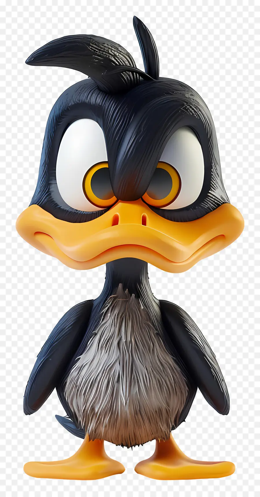 Bebek Daffy，Bebek Marah PNG