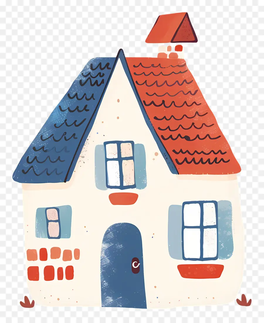 Rumah Yang Lucu，Rumah Doodle PNG