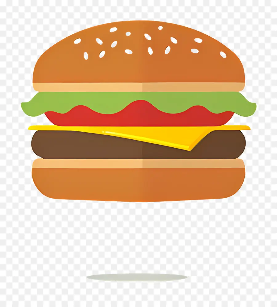 Logo Burger，Burger Sederhana PNG