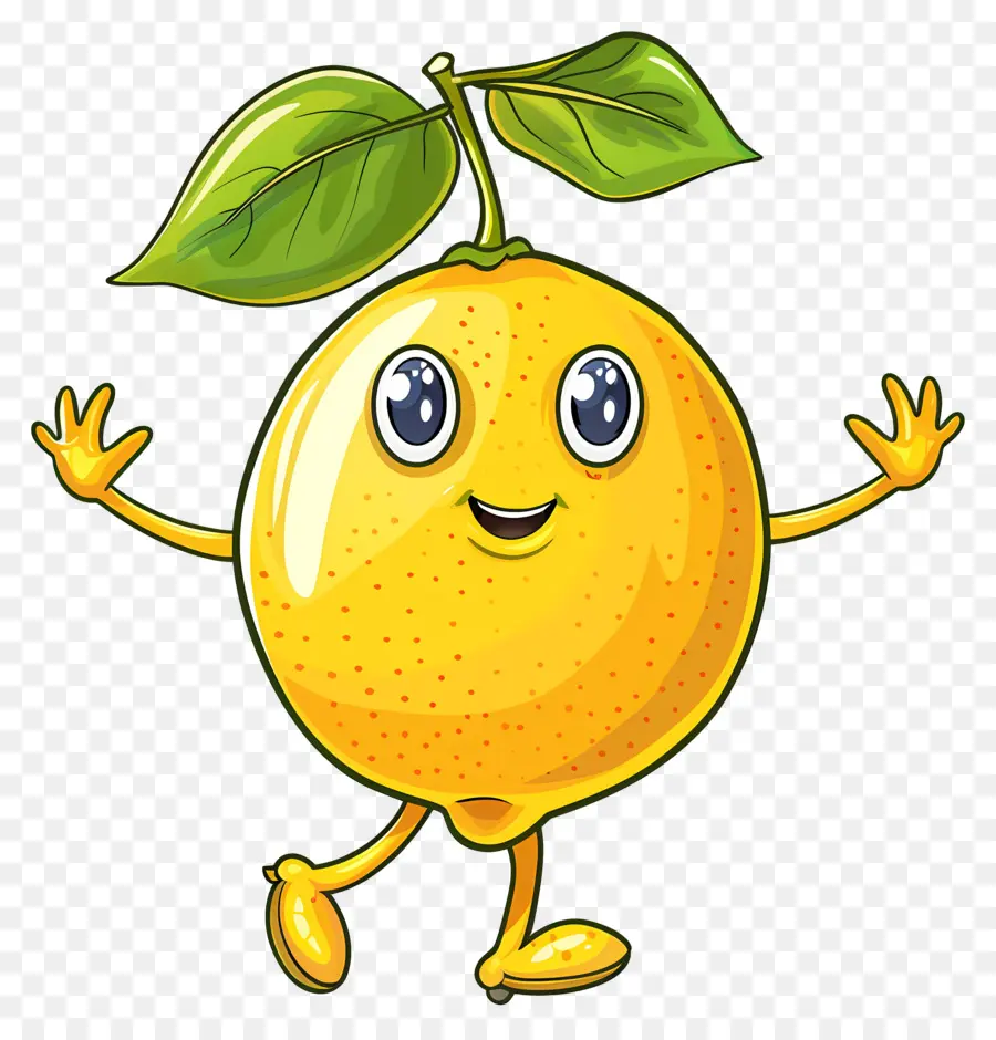 Lemon Kawaii，Oranye PNG