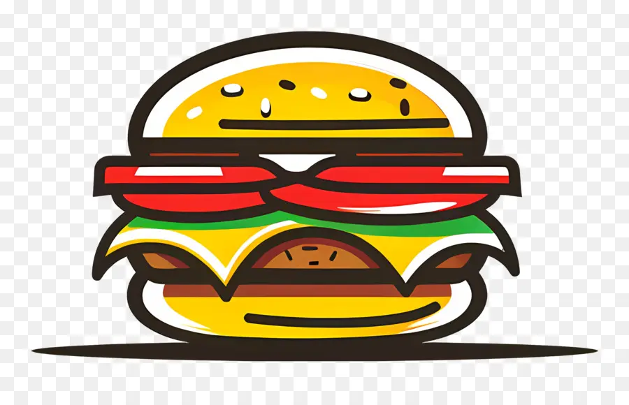 Logo Burger，Burger Kartun PNG