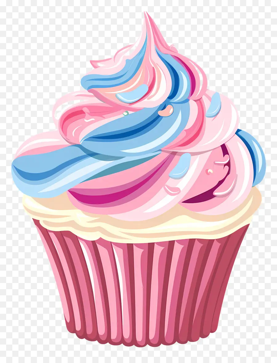 Kue Mangkuk Yang Lucu，Cupcake Dengan Ceri PNG