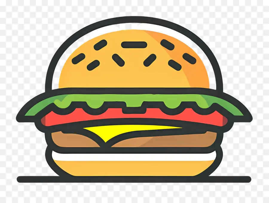 Logo Burger，Burger Kartun PNG