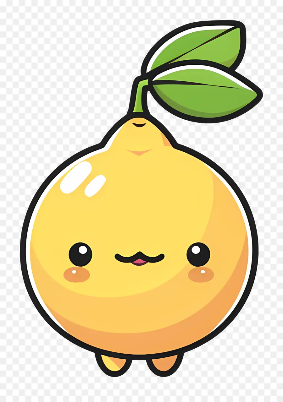 Lemon Kawaii，Selamat Oranye PNG