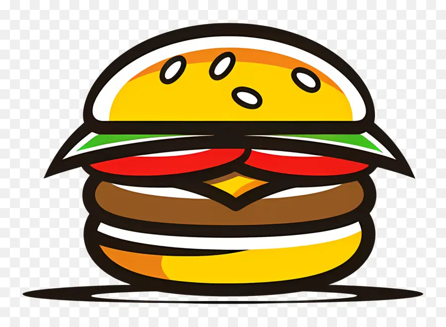 Logo Burger，Burger Kartun PNG