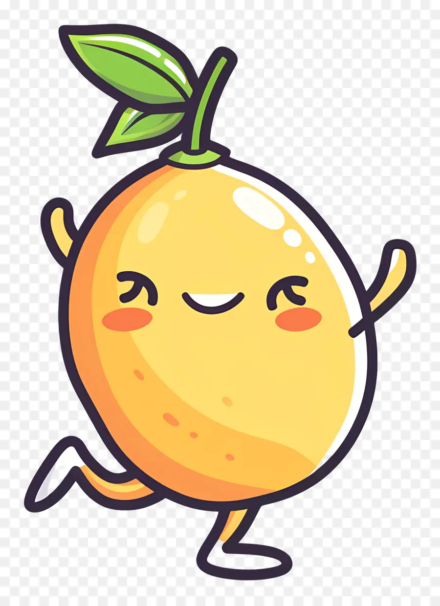 Lemon Kawaii，Lemon Yang Lucu PNG