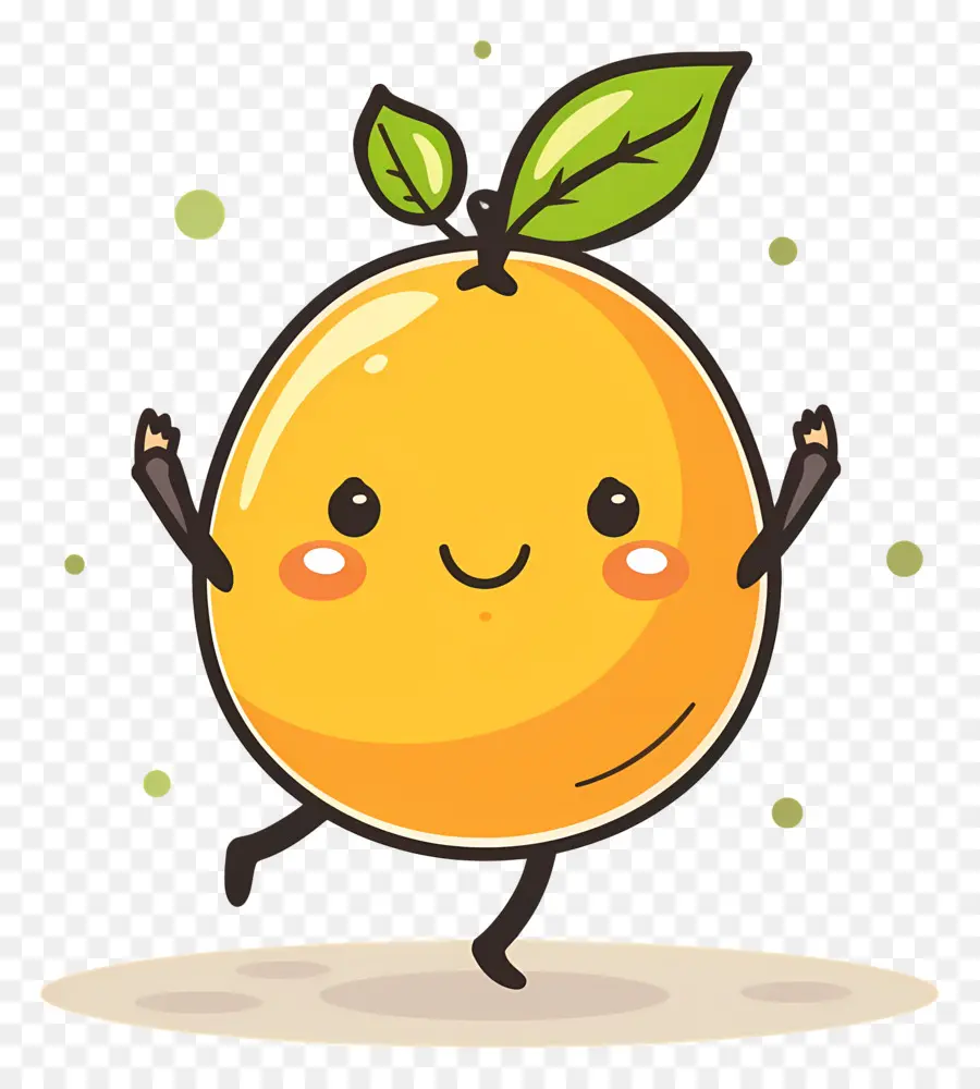 Lemon Kawaii，Selamat Oranye PNG