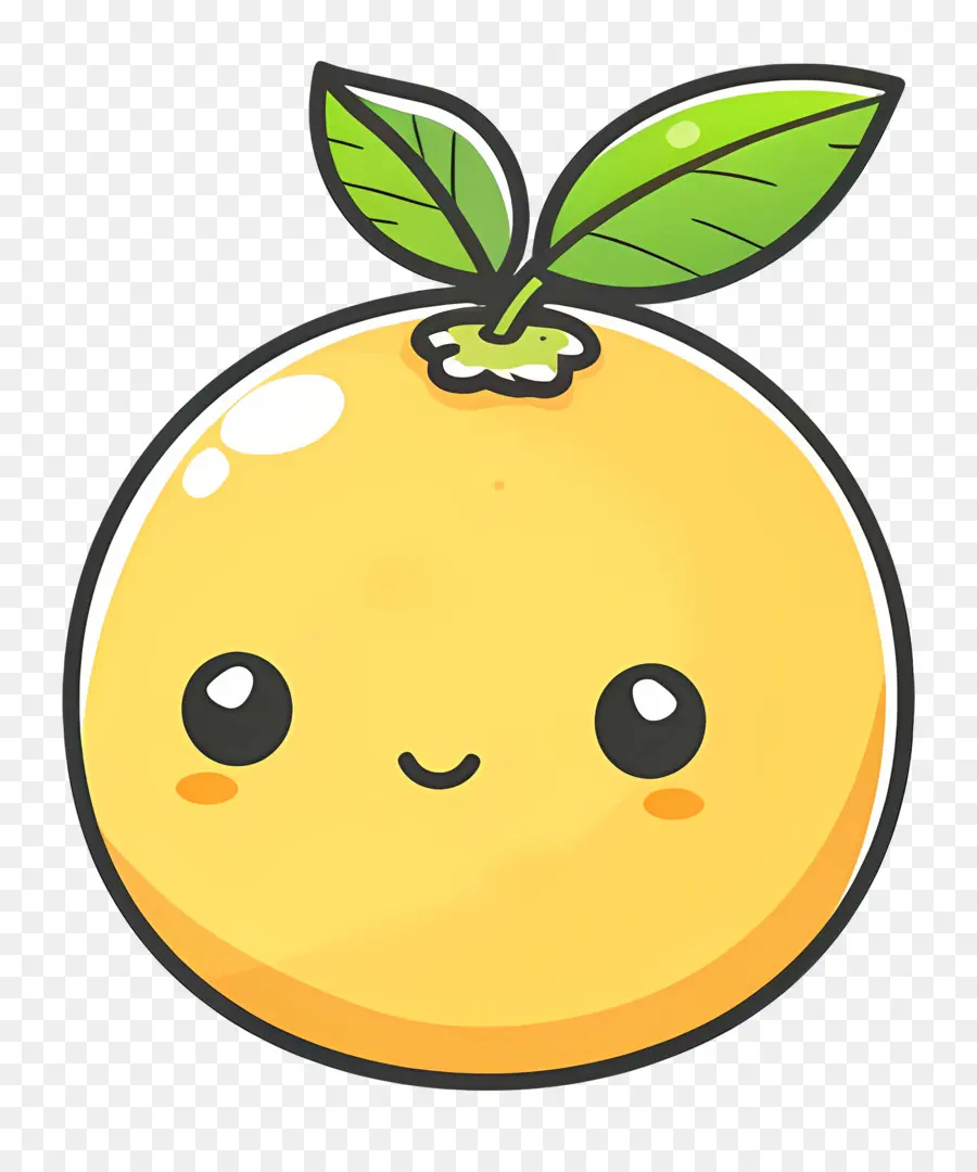 Lemon Kawaii，Selamat Oranye PNG