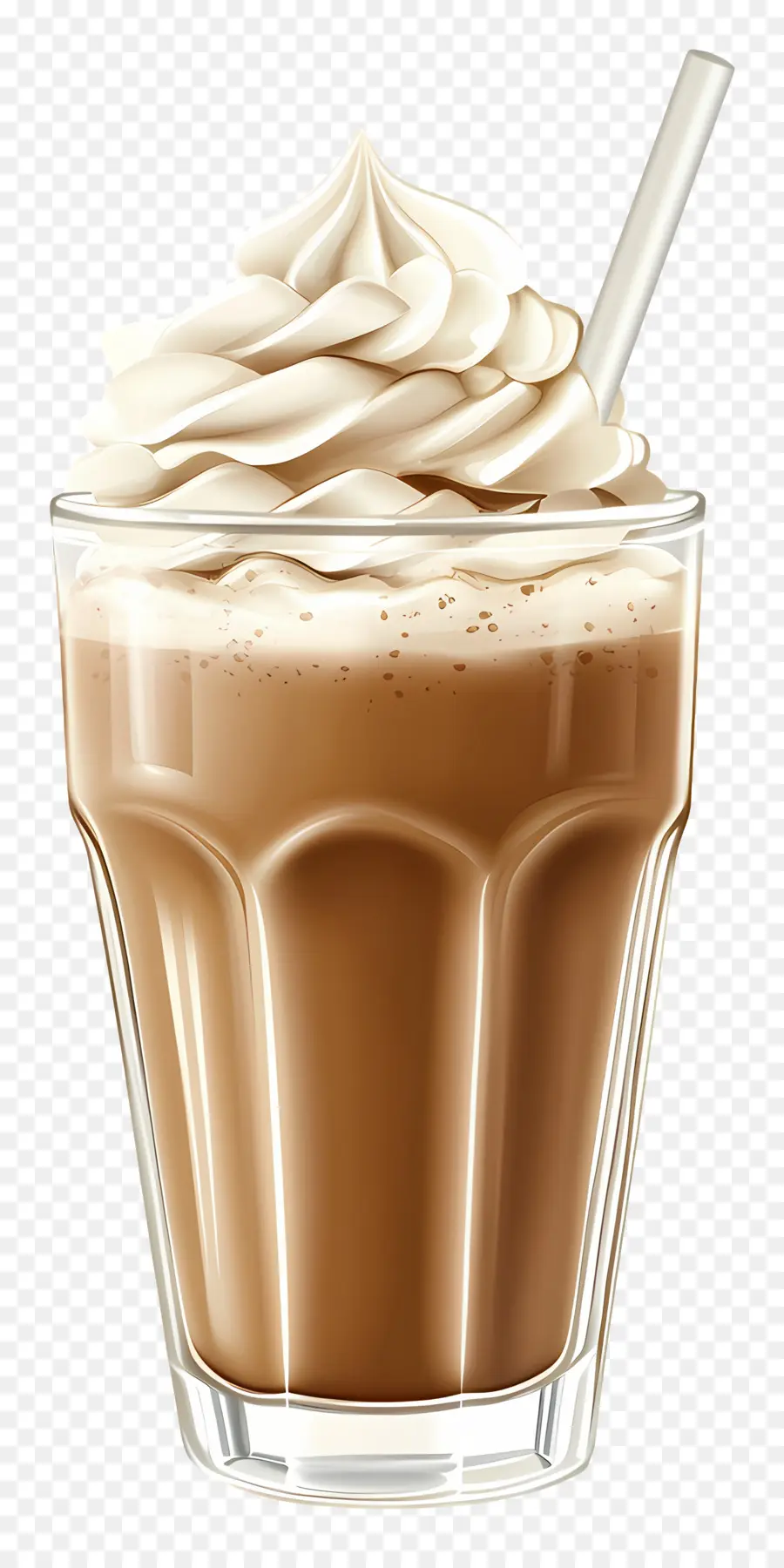 Moka Frappuccino，Es Kopi Dengan Krim PNG