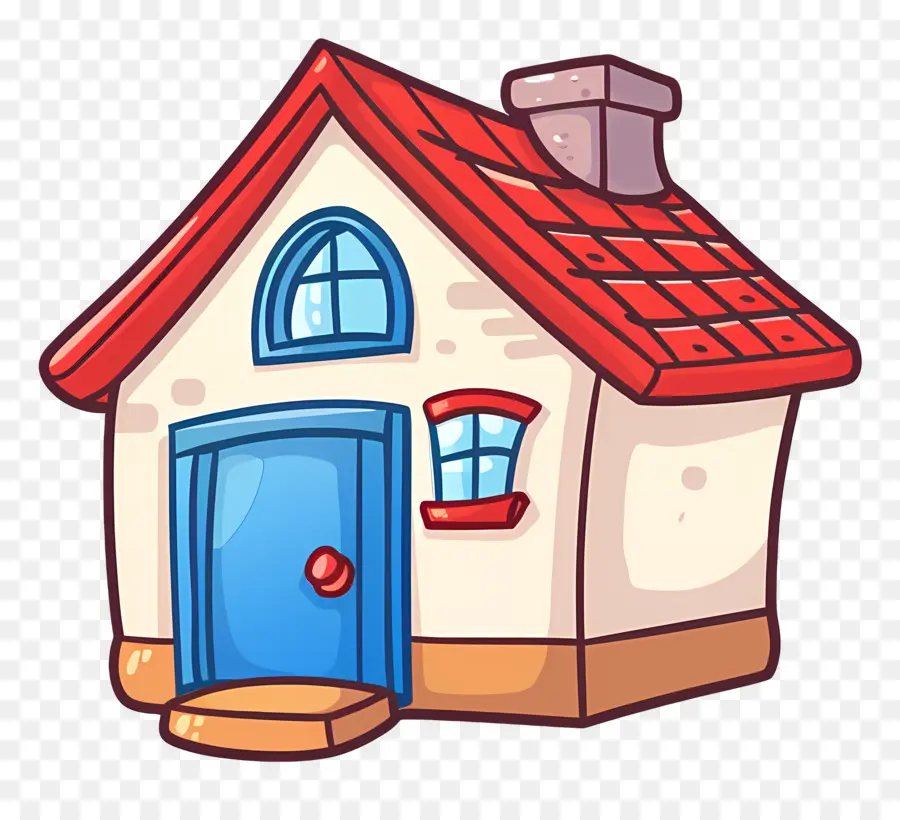 Rumah Yang Lucu，Rumah Doodle PNG