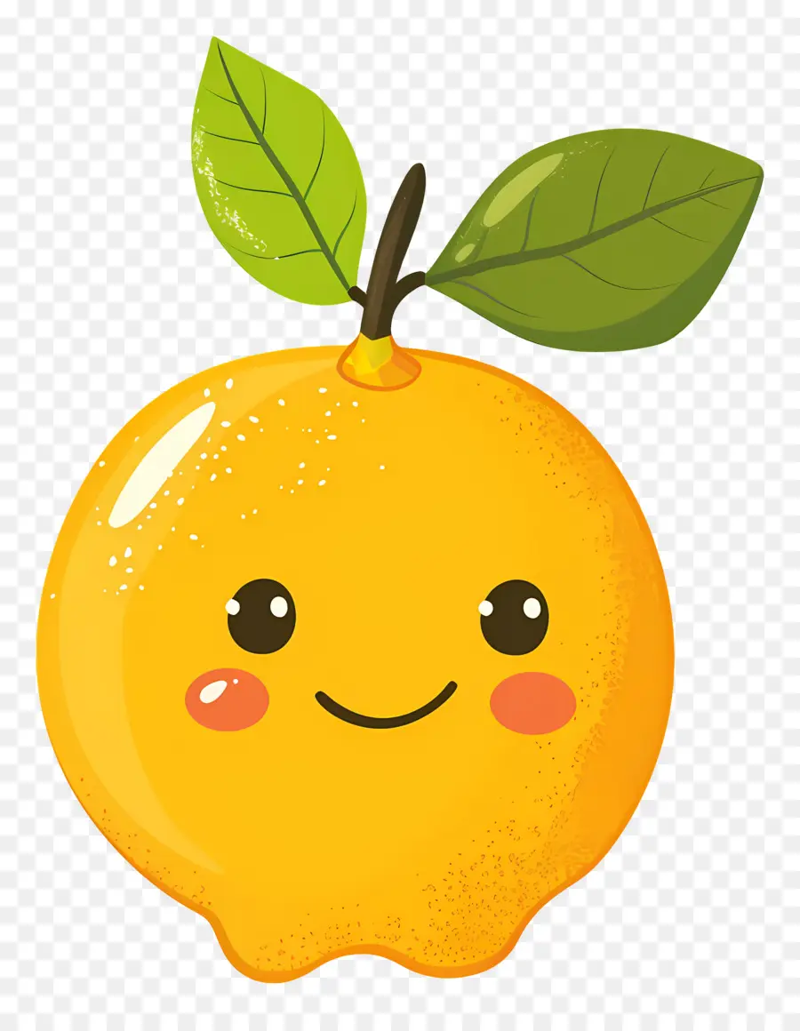 Lemon Kawaii，Selamat Oranye PNG