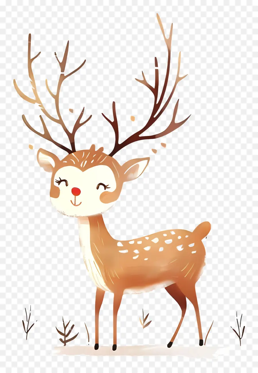 Rusa Natal，Rusa Kartun PNG