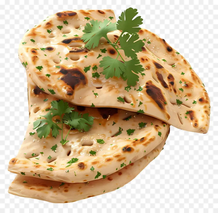 Roti Naan，Roti Pipih Dengan Bumbu PNG