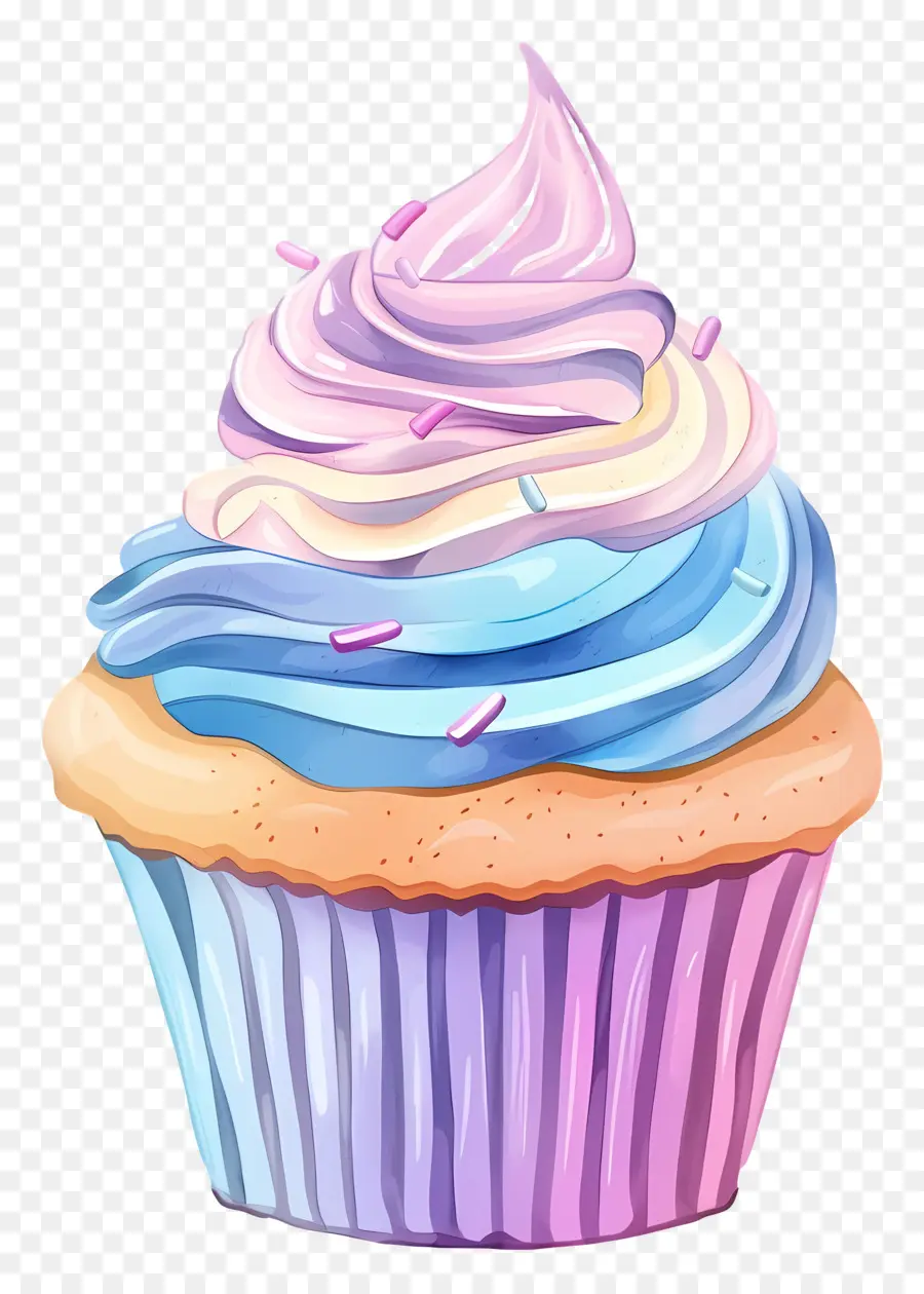 Kue Mangkuk Yang Lucu，Cupcake Dengan Ceri PNG