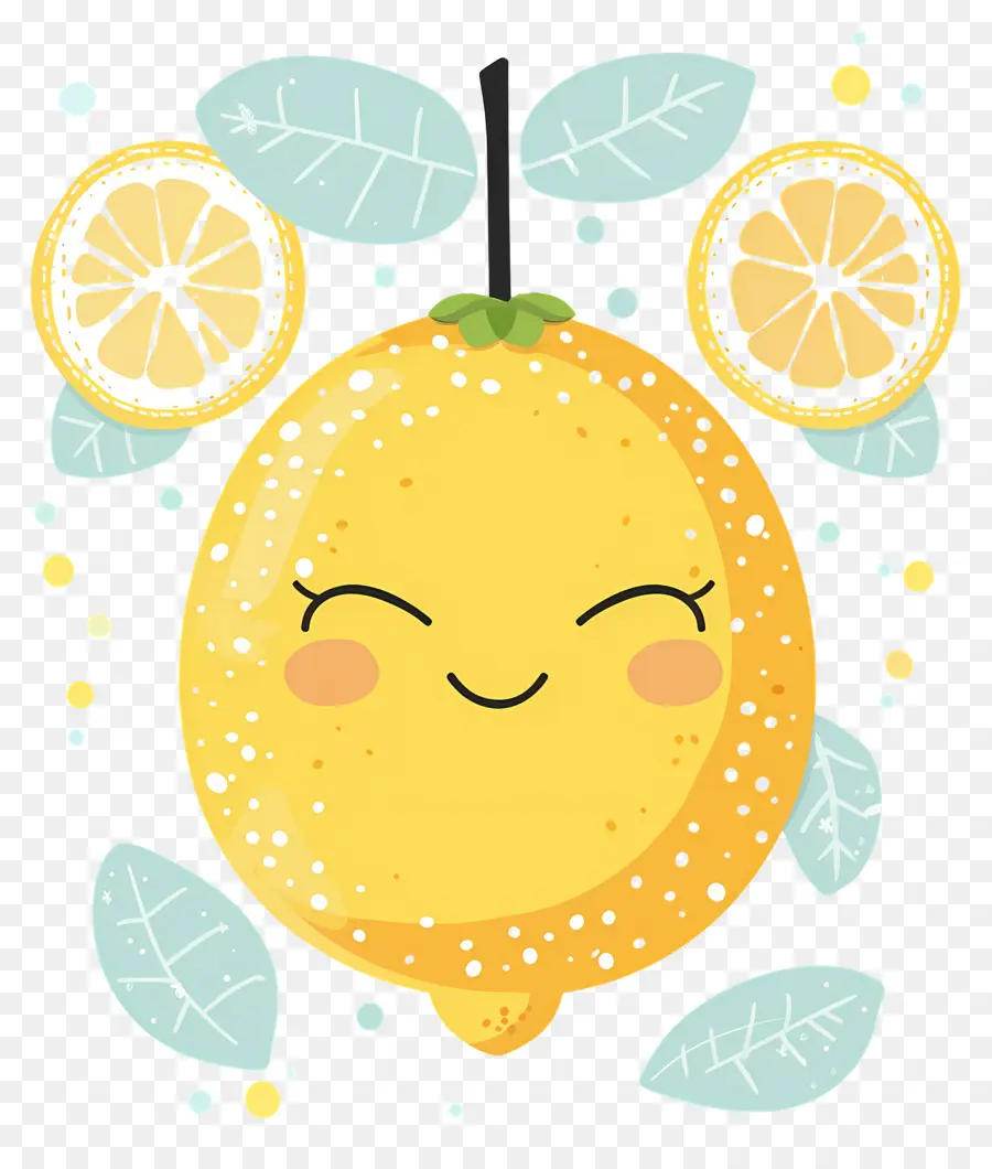 Lemon Kawaii，Lemon Yang Ceria PNG