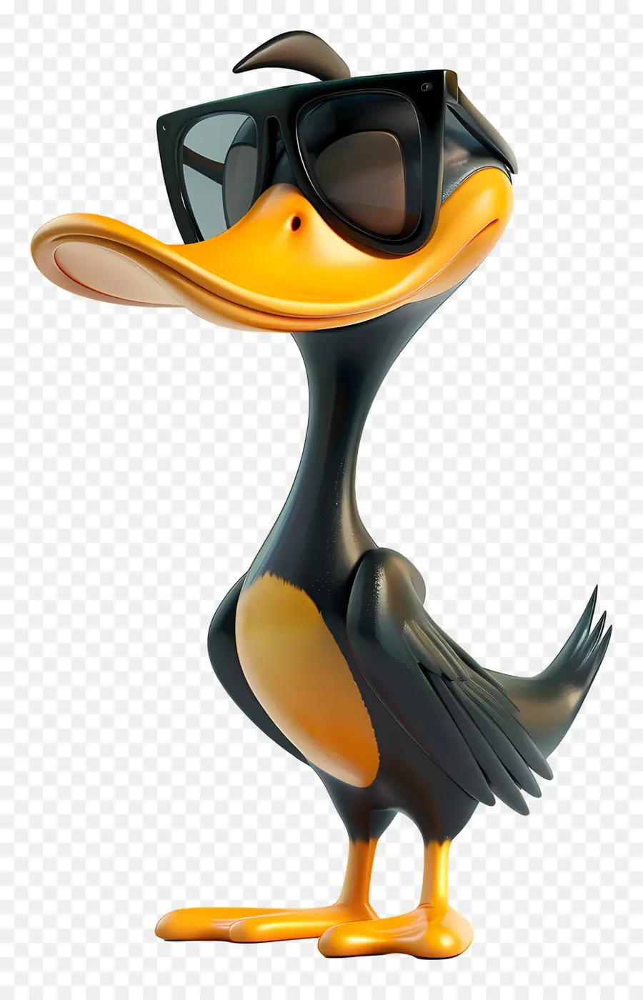 Bebek Daffy，Bebek Keren PNG