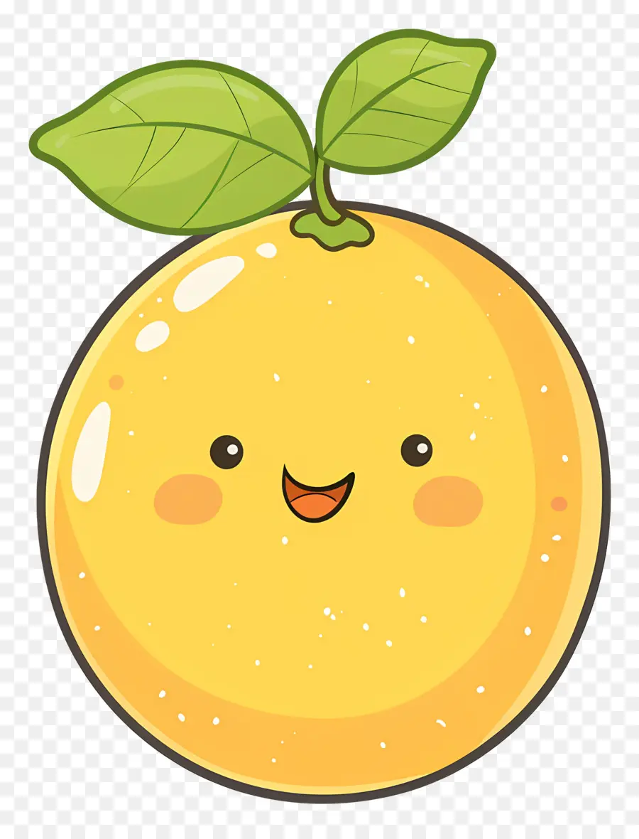 Lemon Kawaii，Selamat Oranye PNG